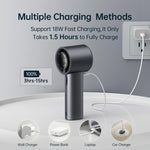 JisuLife FA53 Pro 1 Hochgeschwindigkeits-starker Kühl-Handventilator Klein Mini Tragbarer USB Wiederaufladbarer Desktop-Ventilator