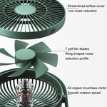 JisuLife FA19 4000mAh Kabelloser Wiederaufladbarer Desktop-Mini-Ventilator Leiser Tragbarer Ventilator
