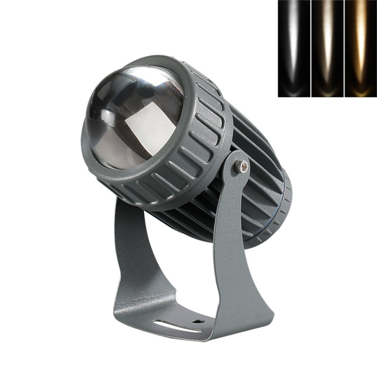 10W One Beam LED-Strahler Outdoor Wasserdichte Beleuchtung Säulen-Wandleuchte mit Fernbedienung für die Landschaftsbeleuchtung, Wahl zwischen 1 von 3 Farben, Wahl zwischen 1 von 5 Farben