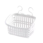 Kunststoff-Hängekorb mit Haken Küchenaufbewahrung Ablaufkorb Regal Badezimmer-Organizer, Klein Grau, Klein Beige, Groß Grau, Groß Beige