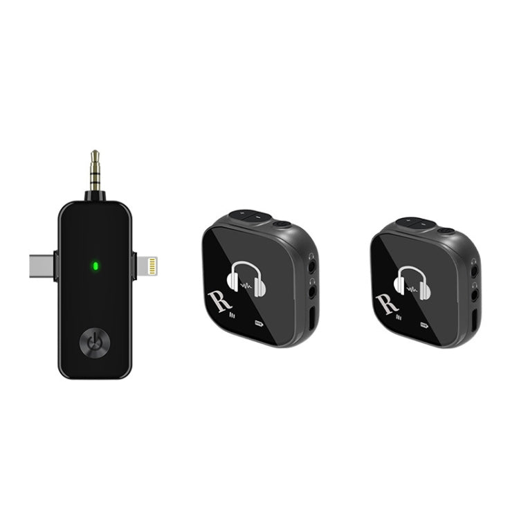 5.8G Kabelloses In-Ear-Monitor-System Unterstützt Dual-Kopfhörer-Überwachung, Eins-zu-Zwei, Eins-zu-Vier