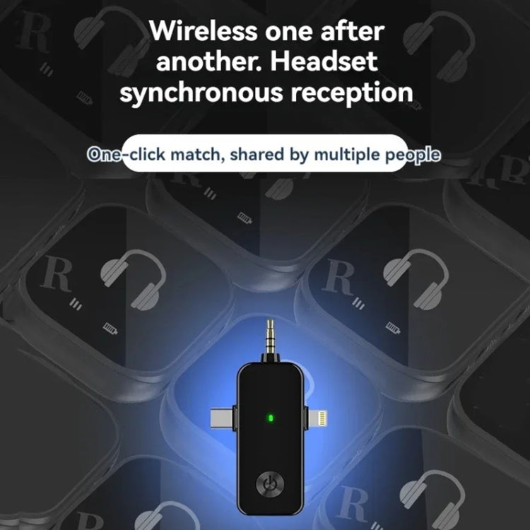 5.8G Kabelloses In-Ear-Monitor-System Unterstützt Dual-Kopfhörer-Überwachung, Eins-zu-Zwei, Eins-zu-Vier