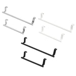 Lochfreier Edelstahl Über Tür Handtuchhalter Schranktür Lappenhalter, 23,5cm Silber, 23,5cm Schwarz, 36,5cm Silber, 36,5cm Schwarz, 36,5cm Weiß