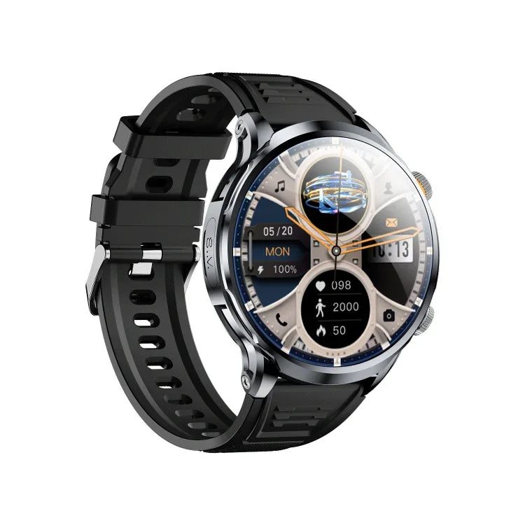 H18 Ultradünne runde Smartwatch mit Kugelbildschirm, 1,95 Zoll, zum Einstecken, 32 GB