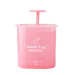 Gesichtsreiniger Schaumbildner Blubberbecher Reise Tragbare Manuelle Schaumbildflasche, Klein Lila, Klein Transparent, Klein Rosa, Groß Lila, Groß Transparent, Groß Rosa