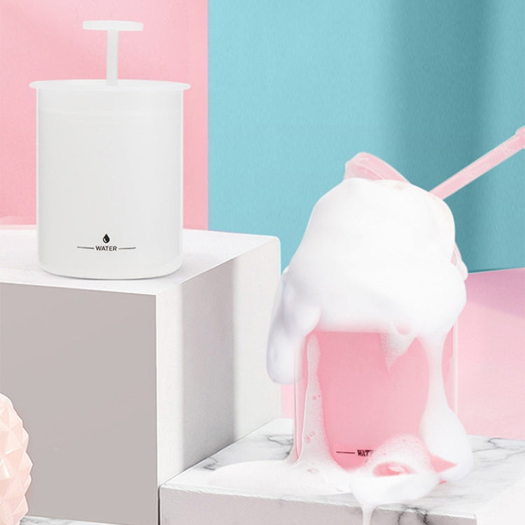 Gesichtsreiniger Schaumbildner Blubberbecher Reise Tragbare Manuelle Schaumbildflasche, Klein Lila, Klein Transparent, Klein Rosa, Groß Lila, Groß Transparent, Groß Rosa