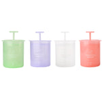 Gesichtsreiniger Schaumbildner Blubberbecher Reise Tragbare Manuelle Schaumbildflasche, Klein Lila, Klein Transparent, Klein Rosa, Groß Lila, Groß Transparent, Groß Rosa