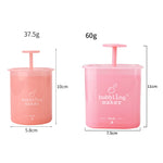 Gesichtsreiniger Schaumbildner Blubberbecher Reise Tragbare Manuelle Schaumbildflasche, Klein Lila, Klein Transparent, Klein Rosa, Groß Lila, Groß Transparent, Groß Rosa