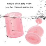 Gesichtsreiniger Schaumbildner Blubberbecher Reise Tragbare Manuelle Schaumbildflasche, Klein Lila, Klein Transparent, Klein Rosa, Groß Lila, Groß Transparent, Groß Rosa