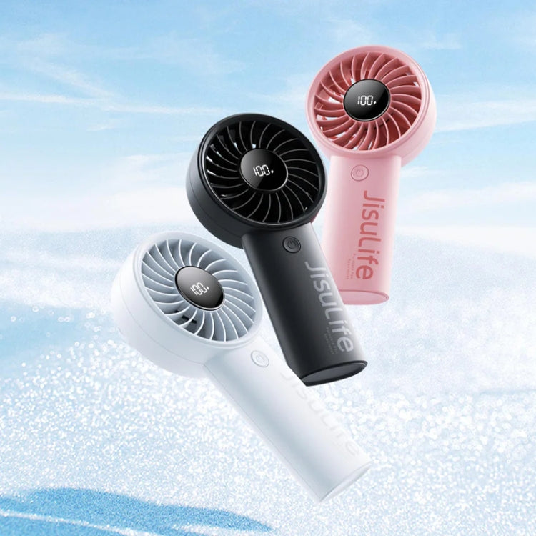 JisuLife Life4 Handheld Tragbarer Kleiner Wiederaufladbarer Ventilator, 3600mAh Grau, 3600mAh Schwarz, 3600mAh Pink, 5000mAh Grau, 5000mAh Schwarz, 5000mAh Pink