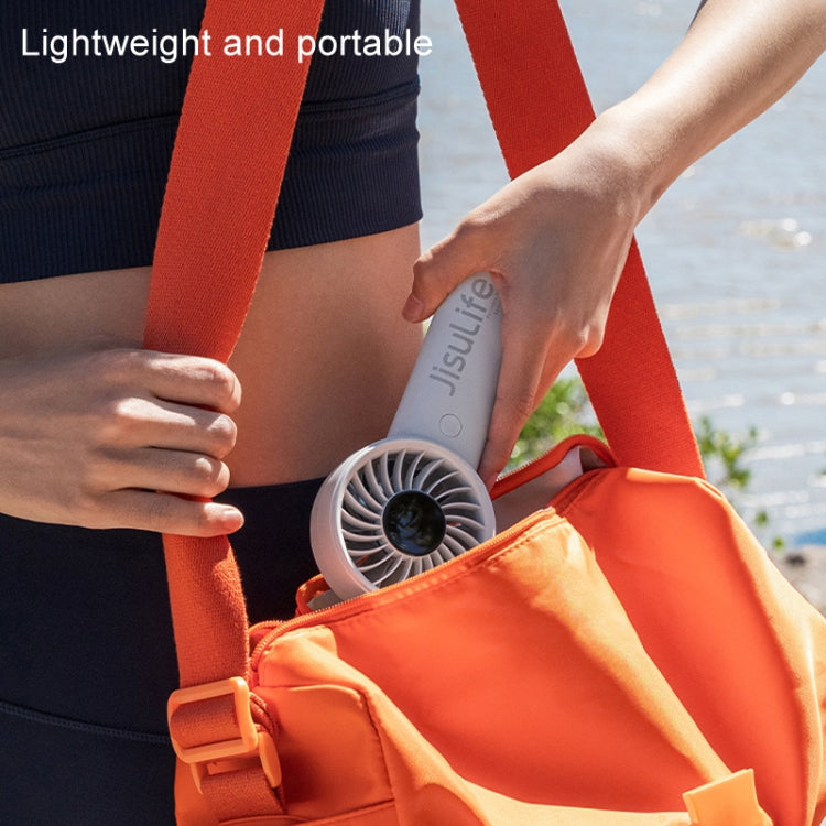JisuLife Life4 Handheld Tragbarer Kleiner Wiederaufladbarer Ventilator, 3600mAh Grau, 3600mAh Schwarz, 3600mAh Pink, 5000mAh Grau, 5000mAh Schwarz, 5000mAh Pink
