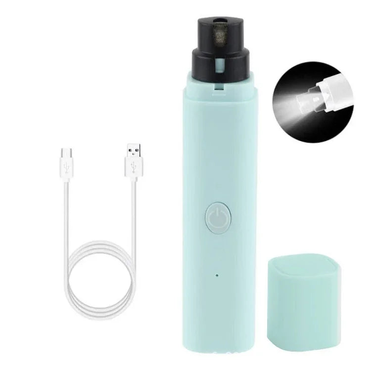 Pet Fully Automatic Nail Grinder With LED Light