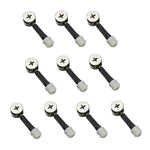 3-in-1 Schraubverbinder Möbelverbinder Exzenter Radmutter Befestigung, 10 Stück 40mm, 10 Stück 35mm
