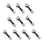 3-in-1 Schraubverbinder Möbelverbinder Exzenter Radmutter Befestigung, 10 Stück 40mm, 10 Stück 35mm