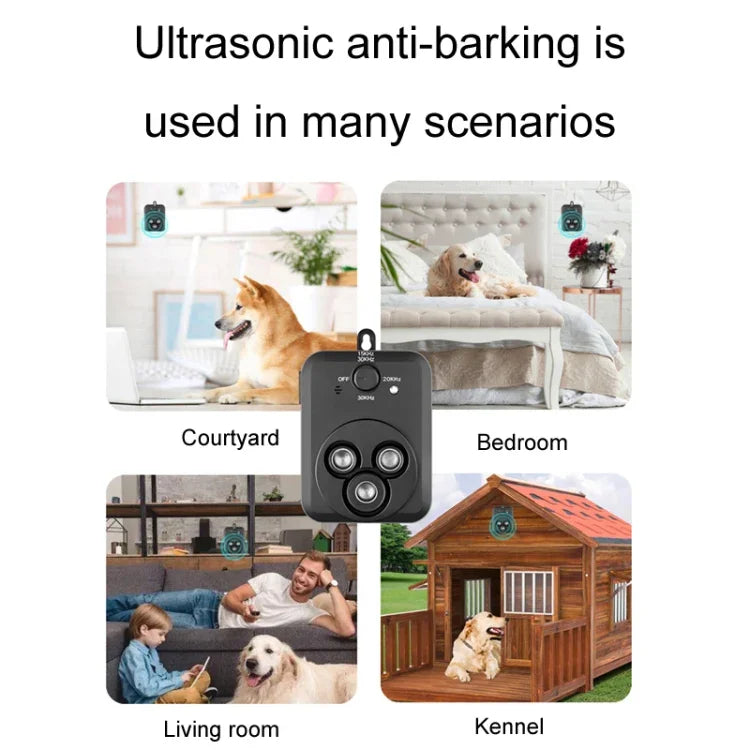 Ultraschall-Bellstopper für den Außenbereich, geräuschdicht, automatischer Hundeabwehrer