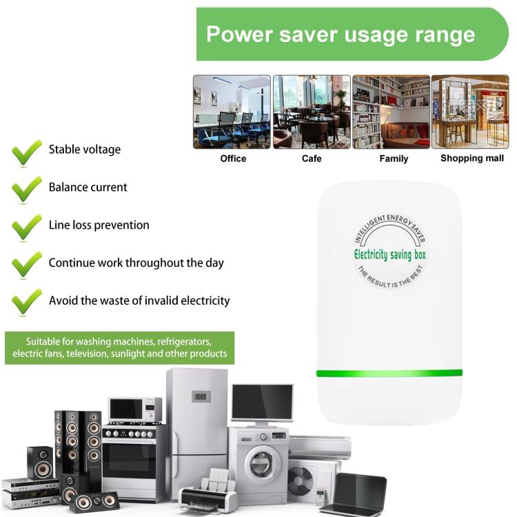 SD008 Smart Home Energiesparer Tragbare Sicherheits-Stromsparbox, EU Stecker, US Stecker, UK Stecker, AU Stecker
