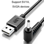 JINGHUA U550C USB zu DC Ladekabel Kleingeräte-Netzkabel, 3,5mm, 5,5mm