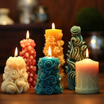 Weihnachtsbaum Aromatherapie Kerze Ornamente DIY Silikonform, C1 ZL-268-1, C1 ZL-268-2, C1 ZL-268-3, D1 ZL-269-1, D2 ZL-269-2, D3 ZL-269-3, D4 ZL-269-4