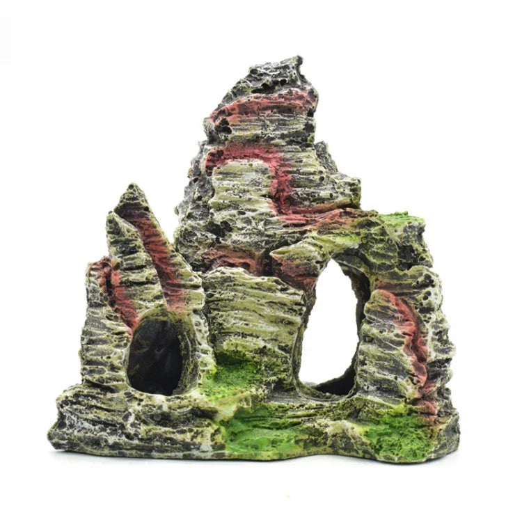 Aquarium Aquascaping Zubehör Harz Fischtank Wigwam Landschaftsdekoration, Modell A, Modell B, Modell C, Modell D