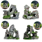 Aquarium Aquascaping Zubehör Harz Fischtank Wigwam Landschaftsdekoration, Modell A, Modell B, Modell C, Modell D