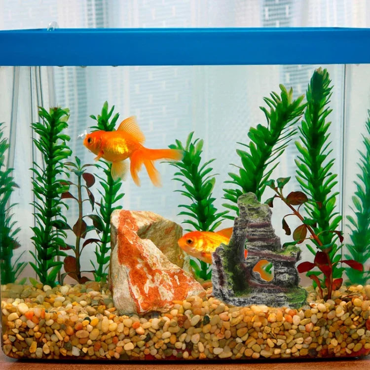 Aquarium Aquascaping Zubehör Harz Fischtank Wigwam Landschaftsdekoration, Modell A, Modell B, Modell C, Modell D