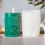 Weihnachts-Aromatherapie-Kerzen-Zylinder-DIY-Silikonform, ZL-845, ZL-846, ZL-849, ZL-850
