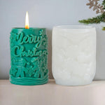 Weihnachts-Aromatherapie-Kerzen-Zylinder-DIY-Silikonform, ZL-845, ZL-846, ZL-849, ZL-850