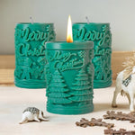 Weihnachts-Aromatherapie-Kerzen-Zylinder-DIY-Silikonform, ZL-845, ZL-846, ZL-849, ZL-850
