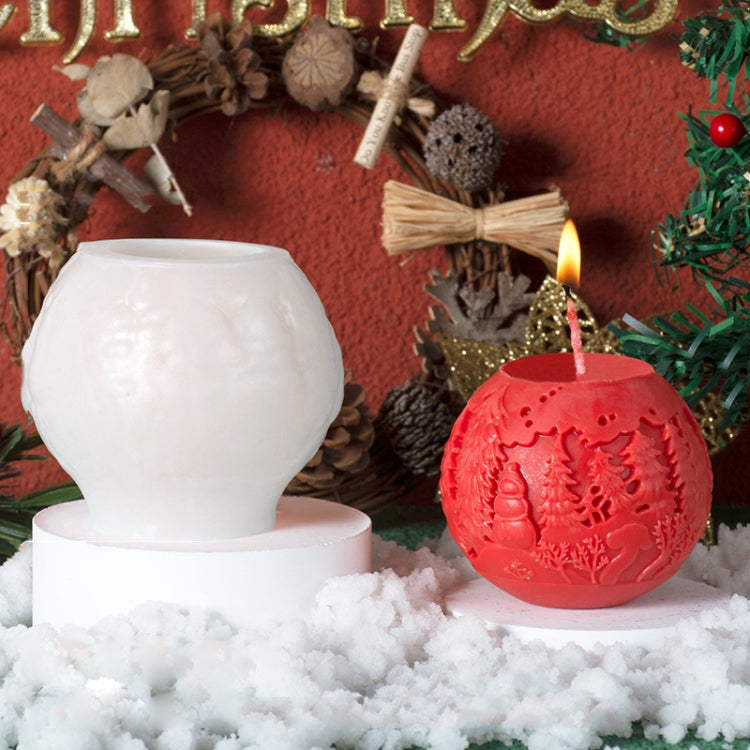 Weihnachtskugel Elch Duftkerze DIY Form, A ZL-73, C ZL-75, D ZL-76, F ZL-78