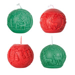 Weihnachtskugel Elch Duftkerze DIY Form, A ZL-73, C ZL-75, D ZL-76, F ZL-78