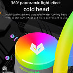 COOLMOON AS360 Magic Diamond Edition Computer-Kühler ARGB Wasserkühlung Licht Integrierter CPU-Radiator, AS360