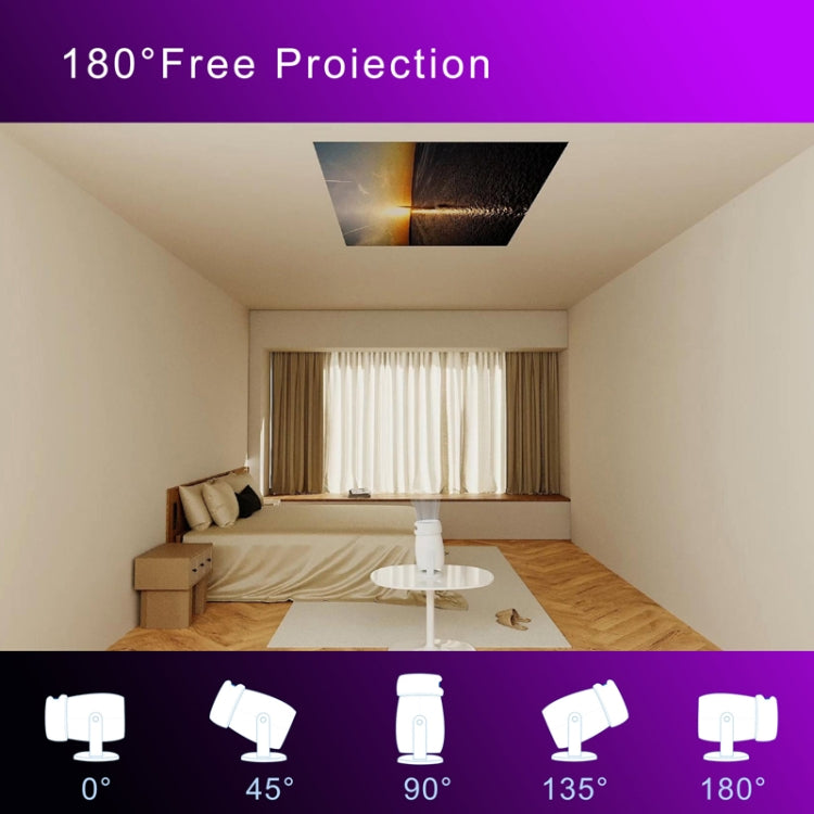 HY400 Android 12.0 System Intelligenter Projektor Tragbarer Familienprojektor, US-Stecker, EU-Stecker, UK-Stecker, AU-Stecker