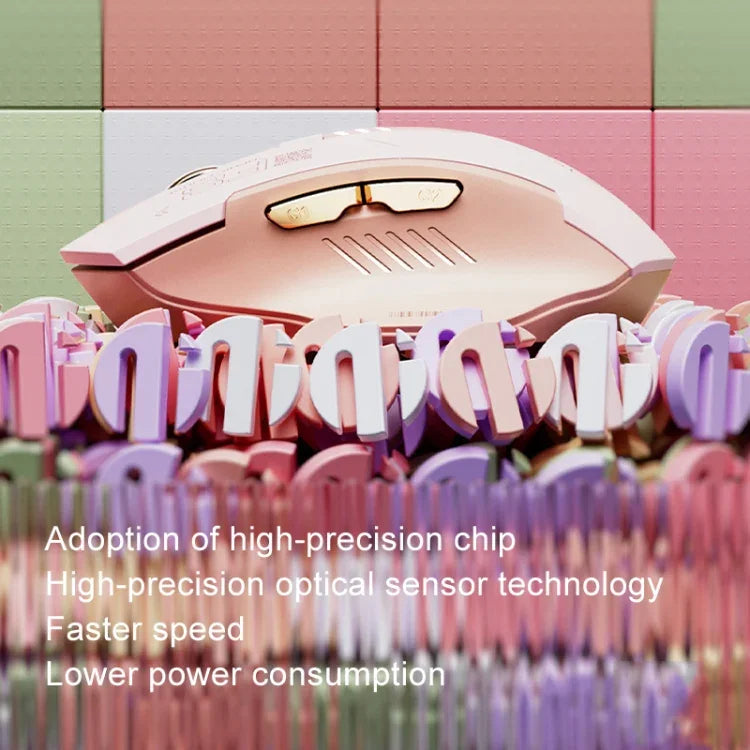Inphic F8 2.4G Kabellose, geräuschlose Computer-Gaming-Maus, F8