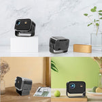 Tragbarer Mini-Projektor Smart Home Theater, Android 4K HD Version, Spiegelungsfunktion für Mobiltelefon