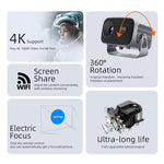 A10 4K Smart Android Tragbarer Projektor, US-Stecker, UK-Stecker, EU-Stecker, AU-Stecker