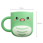 Wassermug Putzbecher Baby Zuhause niedlicher Cartoon tropfsicher umweltfreundlicher Dinosaurierbecher