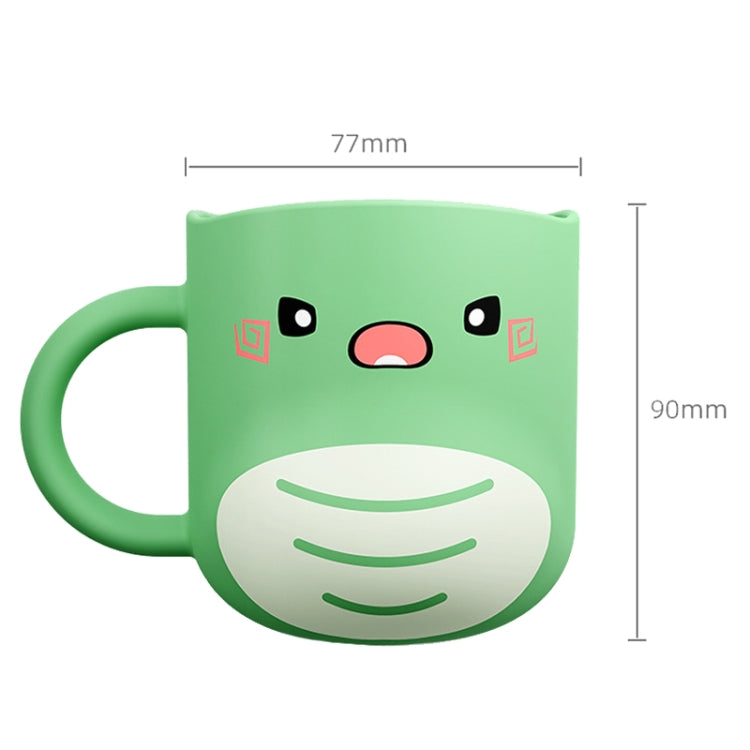 Wassermug Putzbecher Baby Zuhause niedlicher Cartoon tropfsicher umweltfreundlicher Dinosaurierbecher