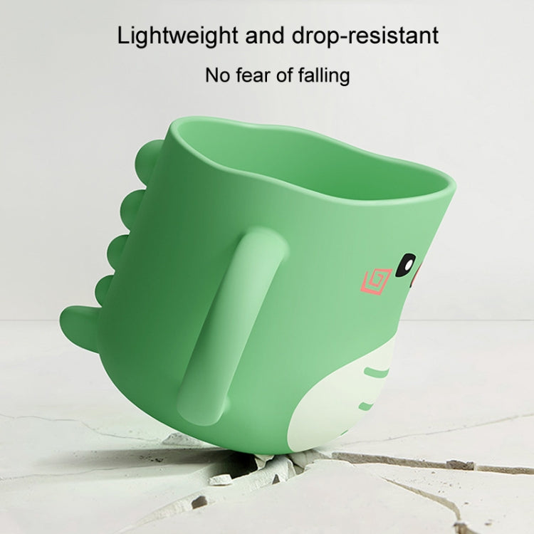 Wassermug Putzbecher Baby Zuhause niedlicher Cartoon tropfsicher umweltfreundlicher Dinosaurierbecher