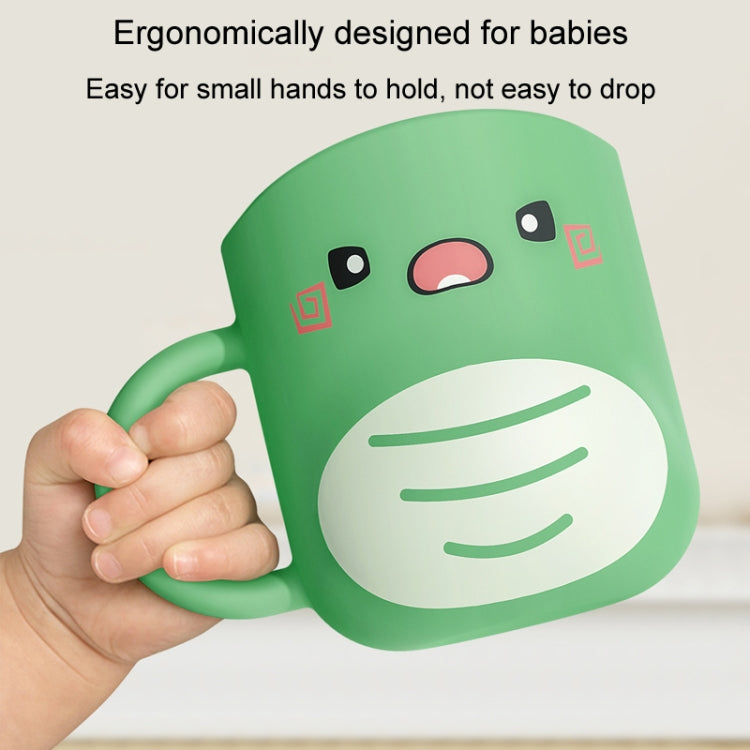 Wassermug Putzbecher Baby Zuhause niedlicher Cartoon tropfsicher umweltfreundlicher Dinosaurierbecher