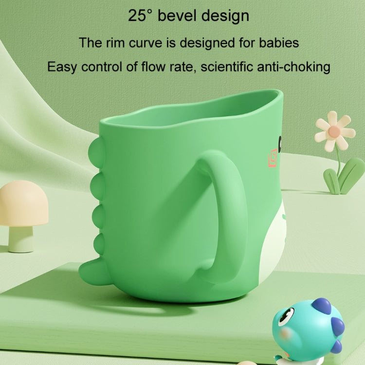 Wassermug Putzbecher Baby Zuhause niedlicher Cartoon tropfsicher umweltfreundlicher Dinosaurierbecher