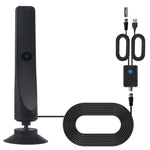 4K 1080P Digitale TV-Antenne für Innenräume für lokale Sender, 80 km Reichweite mit Verstärker, Signal Booster, 80 km 20dBi HDTV-T2