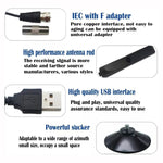 4K 1080P Digitale TV-Antenne für Innenräume für lokale Sender, 80 km Reichweite mit Verstärker, Signal Booster, 80 km 20dBi HDTV-T2