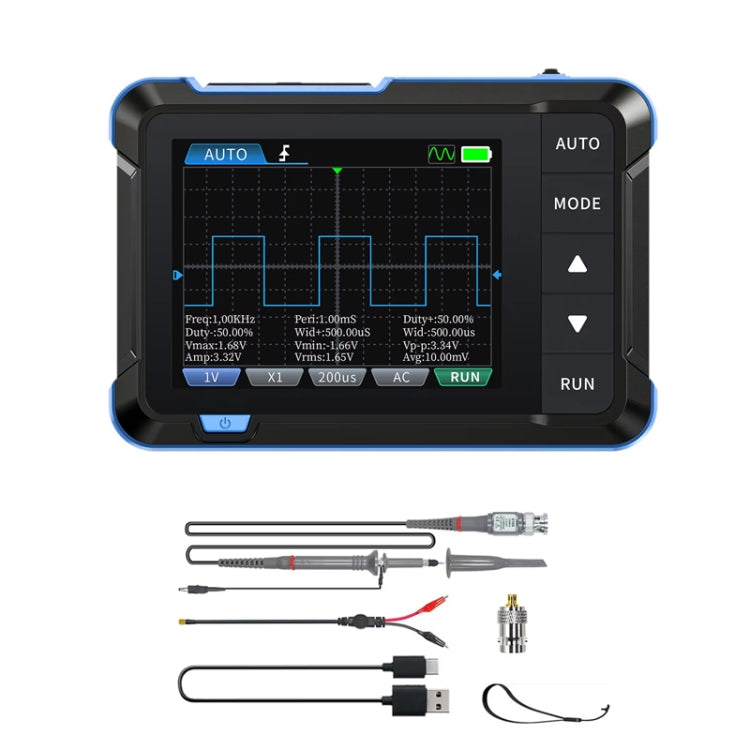 FNIRSI 2-in-1 Mini Tragbares Digitaloszilloskop Signalgenerator, Standard, Upgrade