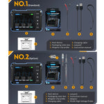 FNIRSI 2-in-1 Mini Tragbares Digitaloszilloskop Signalgenerator, Standard, Upgrade