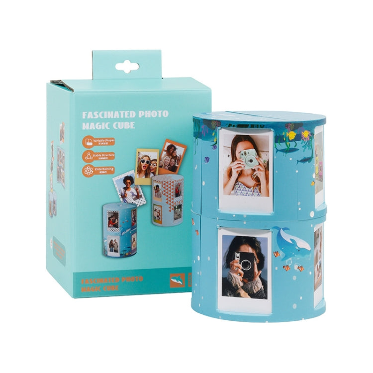Für Mini 3-Zoll-wandelbaren DIY-Fotorahmenständer-Aufbewahrungsregal