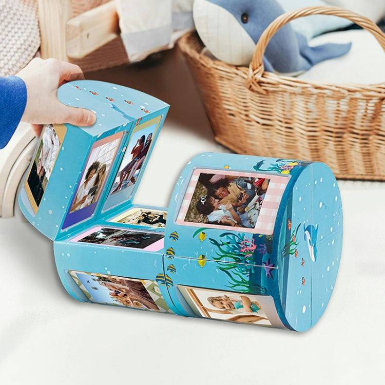 Für Mini 3-Zoll-wandelbaren DIY-Fotorahmenständer-Aufbewahrungsregal