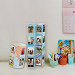 Für Mini 3-Zoll-wandelbaren DIY-Fotorahmenständer-Aufbewahrungsregal
