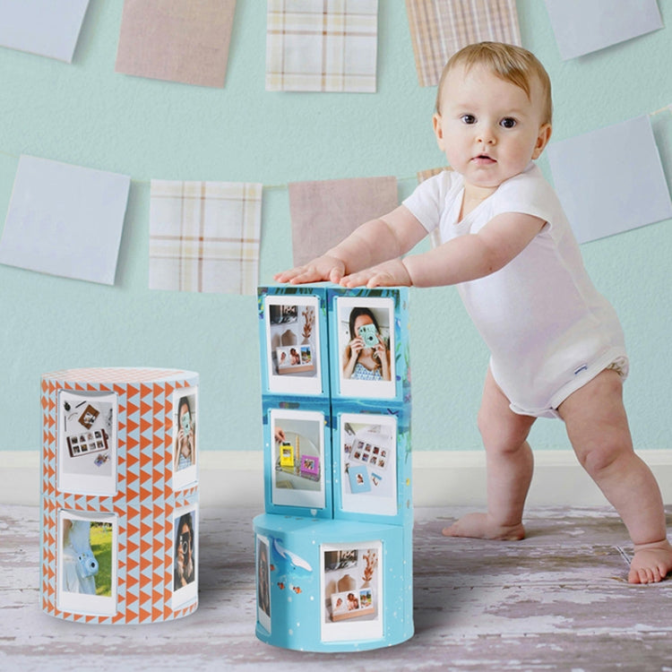 Für Mini 3-Zoll-wandelbaren DIY-Fotorahmenständer-Aufbewahrungsregal