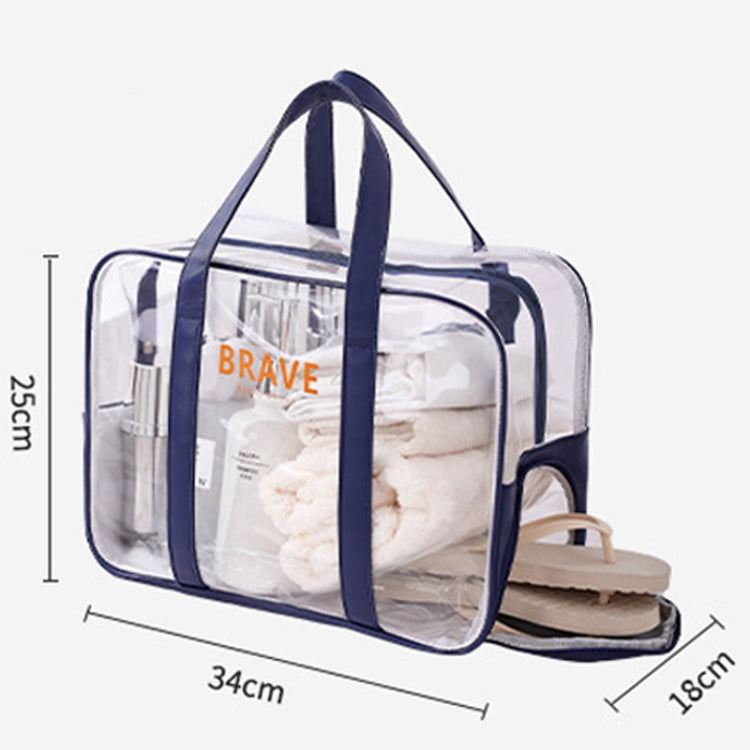 Große Sporttasche Schwimmtasche Wasserdichte Kultur- und Make-up-Organizer-Tasche