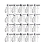 Weihnachtsbeleuchtungs-Aufhängehaken mit Phillips-Schraube für Draht und LED-Licht, 10 Stück/Box, 20 Stück/Box, 30 Stück/Box, 45 Stück/Box